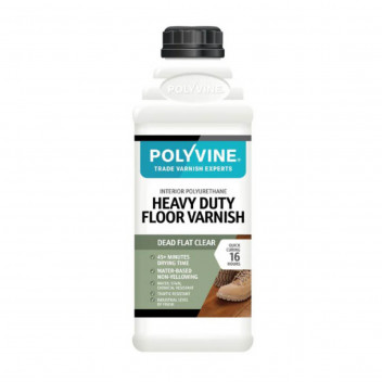 POLYVINE - HEAVY DUTY FLOOR VARNISH DEAD FLAT 2L
